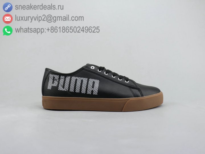Puma Bari Mule Unisex Sneakers Black Leather Size 35.5-44